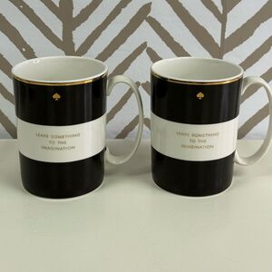 Kate Spade Lenox Mugs Simply Sparkling Stripe Leave Something To The Imagination